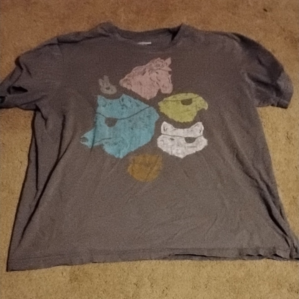 Vintage Threadless Animals With Eyepatches XL Graphic T-Shirt